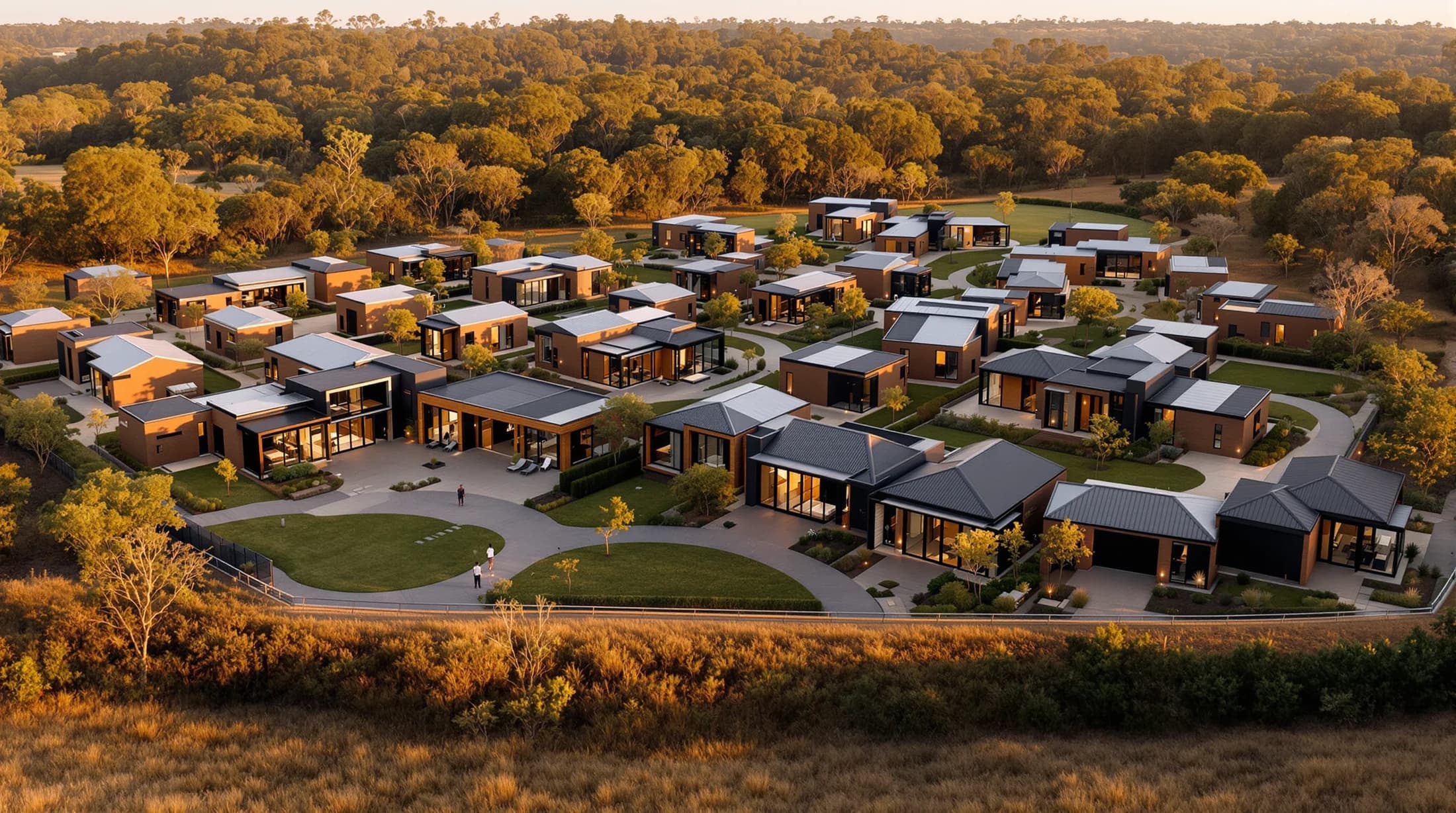 Made's vision, design and construction democratised across an aerial development view
