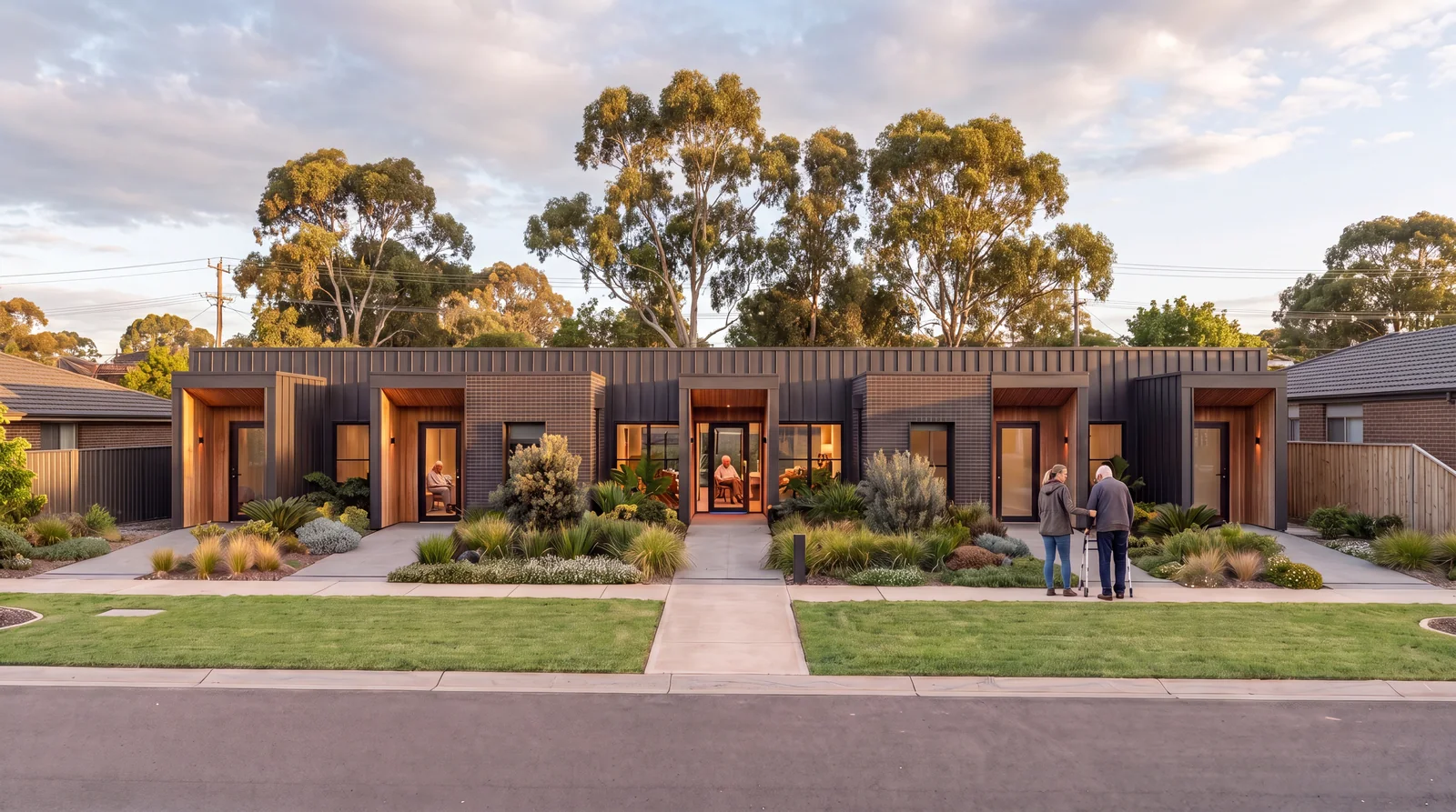 A completed Made home with a level, step-free entry at final handover